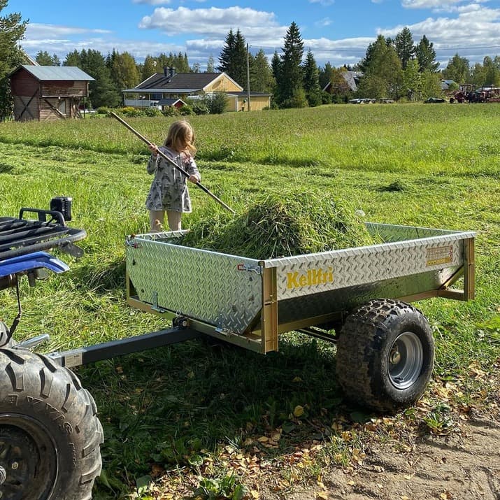 Tillbehör Tippvagn ATV TV06PRO med flak och plats för EU-pall